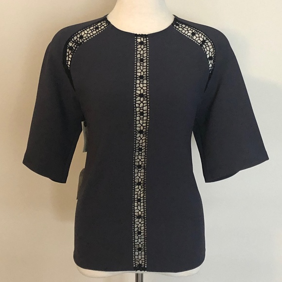 NWT Grey/Black 'Mirabel' Wilfred/Aritzia Top - Picture 2 of 13